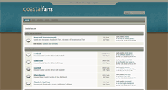 Desktop Screenshot of coastalfans.com